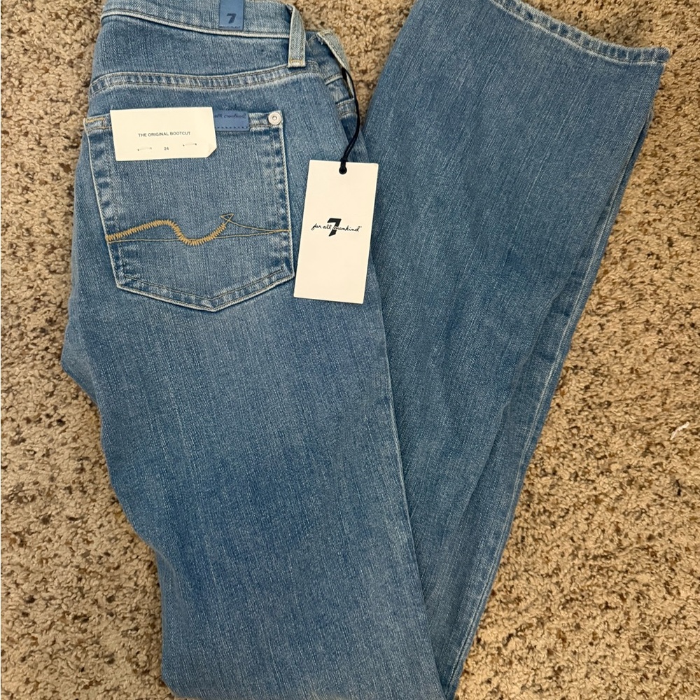 7 For All Mankind Women's Blue Jeans